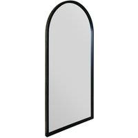 Arcus Arched Indoor Outdoor Full Length Wall Mirror Black