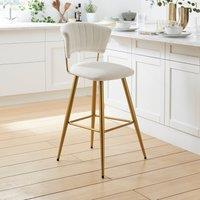 Kendall Bar Stool, Boucle Ivory