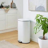 Oval 30 Litre Stainless Steel Pedal Bin