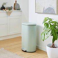 Oval 30 Litre Stainless Steel Pedal Bin