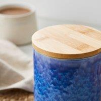 Reactive Glaze Effect Stoneware Kitchen Canister