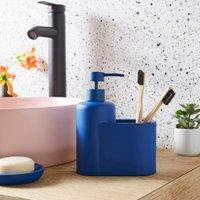 Elements Matte Duo Soap Dispenser and Storage