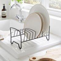 Iron Steel Black Dish Rack