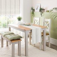 Churchgate Belton Sage Striped Table Runner