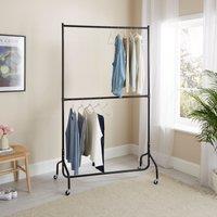 2 Tier Clothes Rail on Wheels