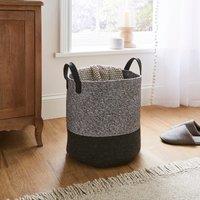 Monochrome Industrial Large Storage Basket