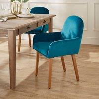 Agnes Carver Dining Chair, Velvet