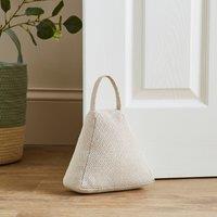 Geo Doorstop Natural