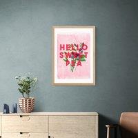 East End Prints Hello Sweet Pea Print by The 13 Prints