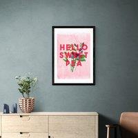 East End Prints Hello Sweet Pea Print by The 13 Prints