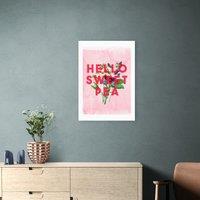 East End Prints Hello Sweet Pea Print by The 13 Prints