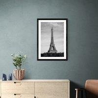 East End Prints Eiffel Tower, Pairs (Monochrome) I Print by 1x Gallery