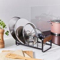 Black Wire Pan Lid Rack