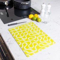 Lemon Wiggles Glass Work Top Saver