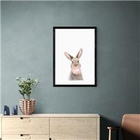 East End Prints Bubble Gum Bunny Print by Sisi and Seb