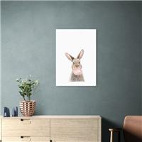 East End Prints Bubble Gum Bunny Print by Sisi and Seb