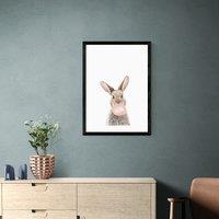 East End Prints Bubble Gum Bunny Print by Sisi and Seb