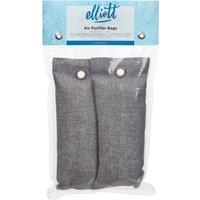 Elliot Pack of 2 Grey Bamboo Charcoal Air Purifier Bags