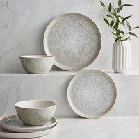 Reactive Grey 12 Piece Dinner Set