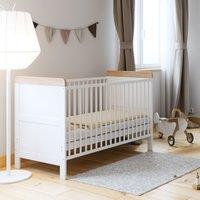 Little Acorns Classic Oak Effect Cot Bed