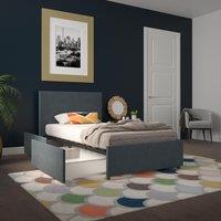 Novogratz Kelly 2 Drawer Bed, Linen