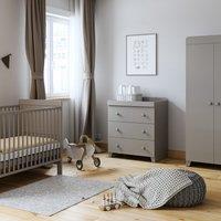 Little Acorns Classic 3 Piece Nursery Furniture Set Grey