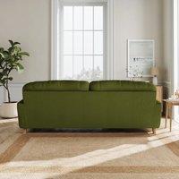 Martha Matte Plush Velvet 4 Seater Sofa
