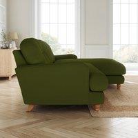 Martha Matte Plush Velvet Corner Chaise Sofa