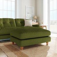 Martha Matte Plush Velvet Footstool