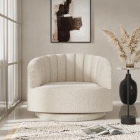 Elena Scalloped Swivel Chair