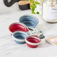 Handy Kitchen Collapsible Silicone Measuring Cups