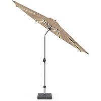 Glow Defender 3m Round Centre Pole Parasol with Rome Polished Black Granite Base