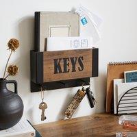 Fulton Letter Rack & Key Hooks