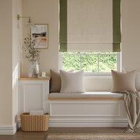 Luna Bordered Blackout Roman Blind