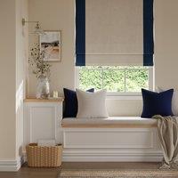 Luna Bordered Blackout Roman Blind