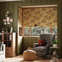 House Sparrow Blackout Ochre Roller Blind