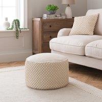 Jersey Bobble Round Pouffe