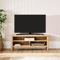 Churchgate Walcote Open Small TV Unit for TVs up to 42, Oak