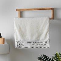 Disney Winnie the Pooh Slogan Hand Towel