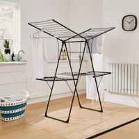 Double Wing Foldable Clothes Airer