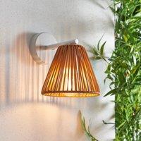 Kenia Rattan Outdoor Wall Light