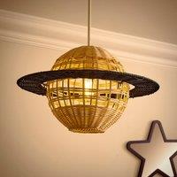 Saturn Rattan Easy Fit Pendant Shade