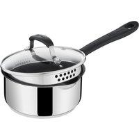 Jamie Oliver by Tefal Quick & Easy Stainless Steel Saucepan & Lid, 20cm