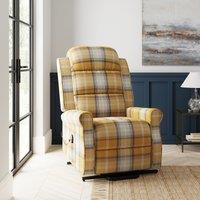 Edith Check Pattern Rise and Recline Chair