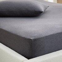 Elements Cotton Jersey Plain Fitted Sheet