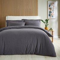 Elements Cotton Jersey Plain Duvet Cover & Pillowcase Set£