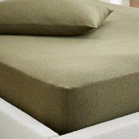 Elements 100% Cotton Jersey Plain Fitted Sheet