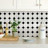 InHome Monochrome Self Adhesive Backsplash Tiles