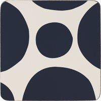 Pack of 4 Modern Spot Corkback Coasters