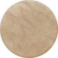 Pack of 4 Faux Leather Champagne Coasters